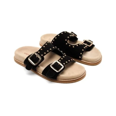 Afbeelding van Gioseppo Stella Muiltjes, Dames, Maat: 36, Black Leer