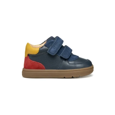 Afbeelding van Geox Sneakers laag voor kinderen, Maat: 23, Navy red Schoenen