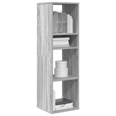 Afbeelding van vidaXL Boekenkast 34x31x112 cm bewerkt hout grijs sonoma eikenkleurig