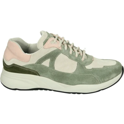 Afbeelding van Durea 6283 K Lage sneakersDames sneakers Kleur: Groen Maat: 42