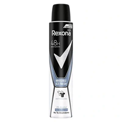 Afbeelding van Deodorant Spray Frisheid Invisible Ice Fresh Men Rexona 200 ml