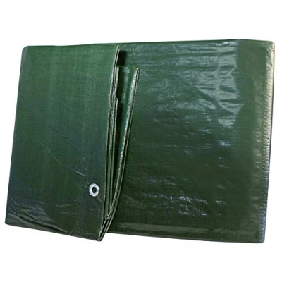 Afbeelding van Windhager MEDIUM Houten afdekzeil, beschermend zeil, multifunctioneel dekzeil voor buiten, stoffen gewicht 100 g/m², 5 x 6 m, 07033