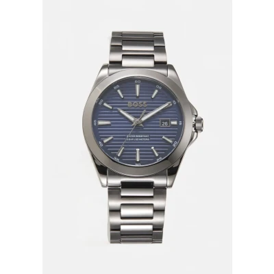 Afbeelding van BOSS Strike Horloge, Heren, Maat: One Size, Grey/blue