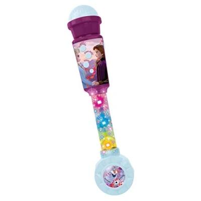 Image de Jouet multimédia Lexibook Micro Lumineux Disney La Reine des Neiges 2 avec enceinte entrée auxiliaire