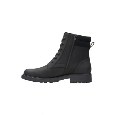 Afbeelding van Clarks Veterboots, Dames, Maat: 37, Black Leer