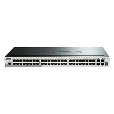 Image de D Link DGS 1510 52X Commutateur C3 intelligent 48 x 10/100/1000 + 4 10 Gigabit SFP+ de bureau, Montable sur rack