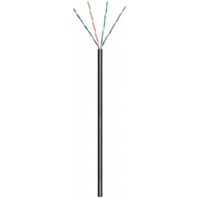 Image de goobay Câble en vrac 100 m UTP CAT 5e solide noir
