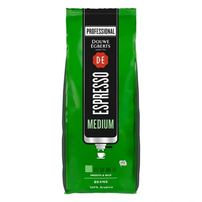 Image de Café Espresso en grains Douwe Egberts Medium Roast