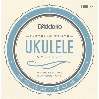 Image de D&#039;Addario EJ88T 8 Nyltech, Cordes ténor pour ukulélé