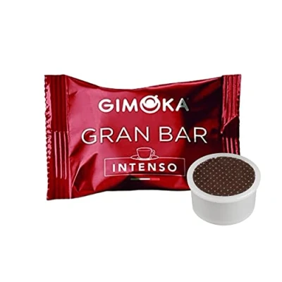 Image de Gimoka Mélange Gran Bar Intenso intensité 8 50 Capsules Compatibles avec les machines à café de la marque Lavazza* Espresso Point* Produit en Italie