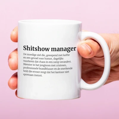 Afbeelding van Mok Shitshow manager