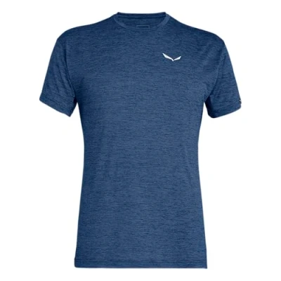 Afbeelding van Salewa PUEZ melange DRY TEE Sport Tshirt, Heren, Maat: 50, Dark denim