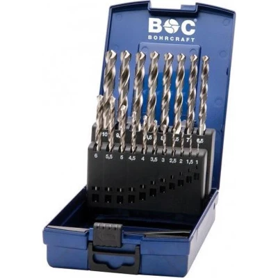 Afbeelding van 19 delige Bohrcraft borenset DIN 338 spiraalboren HSS G