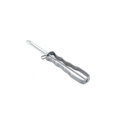 Afbeelding van KAI Universele dunschiller in I vorm van roestvrij staal met lemmet 5 cm/handvat 11 cm, voor groenten, fruit, aardappelen, asperges