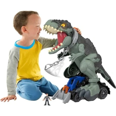 Image de FISHER PRICE IMAGINEXT MEGA DINO TERREUR Figurine d&#039;action 1er age 3 ans et +