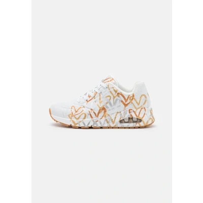 Afbeelding van Skechers Sport UNO Sneakers laag white/multicoloured metallic, Dames, Maat: 35.5, White/multi coloured metallic Pu