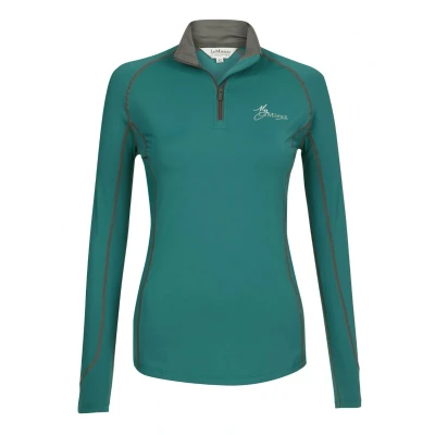Image de LeMieux Climate Base Layer techshirt petrol maat:m