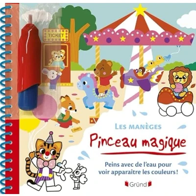 Afbeelding van les manèges: Peins Avec de l&#039;eau pour voir apparaître couleurs ! 1 pinceau magique