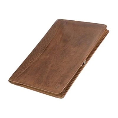 Afbeelding van Bear Design Cow Lavato Schrijfmap cognac