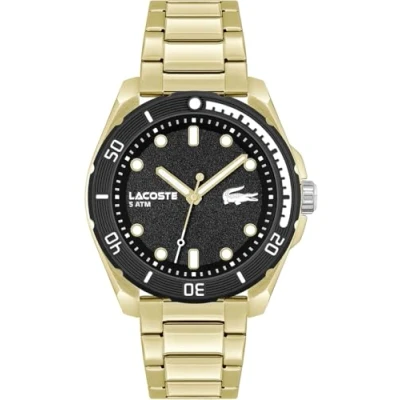 Afbeelding van Lacoste FINN Horloge, Heren, Maat: One Size, gold schwarz