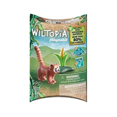 Afbeelding van Playmobil 71071 Panda Roux Wiltopia Verzamelkaart met meer dan 80% gerecyclede of biobased materialen vanaf 4 jaar