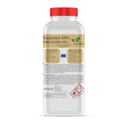 Afbeelding van Azijnzuur 60% hoogwaardige azijnessence (1 l)