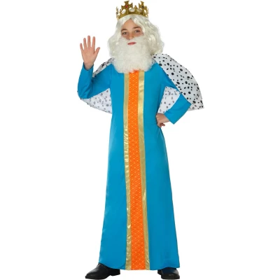 Afbeelding van Kostuums voor Kinderen Tovenaar Koning Melchior (2 pcs) Maat 7 9 Jaar