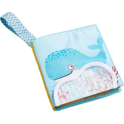 Afbeelding van Haba Babyboekje Zeewereld Junior 13,5 Cm Polyester Blauw