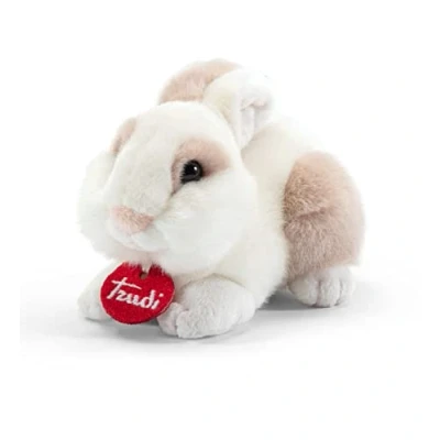 Afbeelding van Trudi Trudini knuffel Konijn 16 cm Hoge kwaliteit pluche Knuffeldier voor jongens en meisjes Wit 11x8x16 maat XS