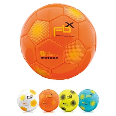 Afbeelding van Voetbal Machinaal Genaaid voor Kinderen en Volwassenen Trainingsbal Recreatieve Bal Football Maat 1 3 4 5 (#1, Oranje)