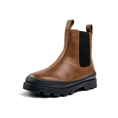 Afbeelding van Camper Brutus Korte laarzen voor kinderen, Maat: 27, Medium brown Leer