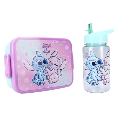 Afbeelding van Lilo &amp; Stitch Lunchset; Fles en Lunchbox 8721122786826