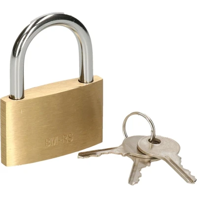 Afbeelding van Brüder Mannesmann M 413 50 Hangslot mm Verschillend sluitend Goud geel Sleutelslot