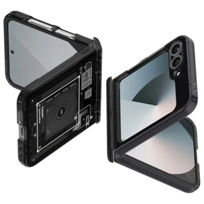 Afbeelding van Spigen Ultra Hybrid Hoesje Geschikt voor Samsung Galaxy Z Flip 6 Back Cover met Air Cushion Zero One