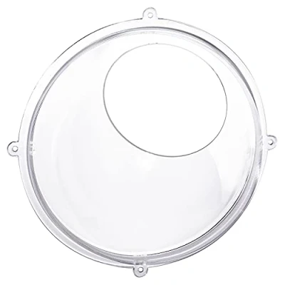 Afbeelding van HMF 46632 22 Halfbolvormig wandrek van acryl, diameter 32 cm, transparant