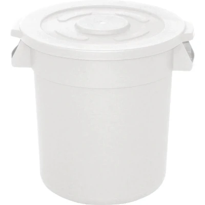 Afbeelding van Vogue ronde voorraadcontainer wit 76L