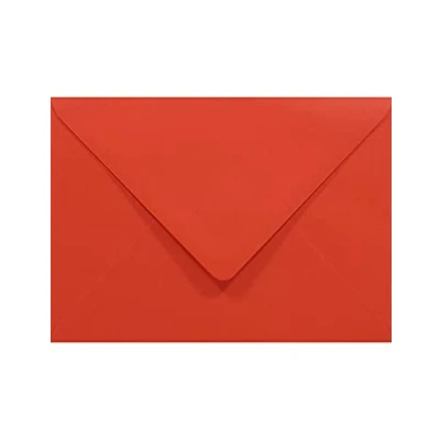 Afbeelding van Netuno 100 rode enveloppen, B6, 125 x 175 mm, regenboog, 80 g, puntige klep, kleurrijke decoratief, voor uitnodigingen, bruiloft, Kerstmis, wenskaarten, verjaardag, feest,