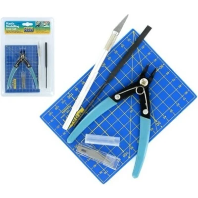 Afbeelding van Plastic modelling tool set 9x PTK1009