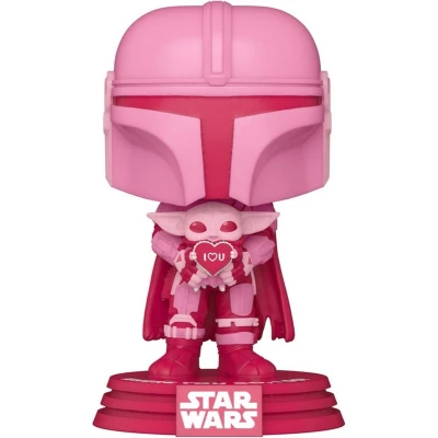 Afbeelding van Funko Pop! Star Wars Valentines Mando w/Grogu