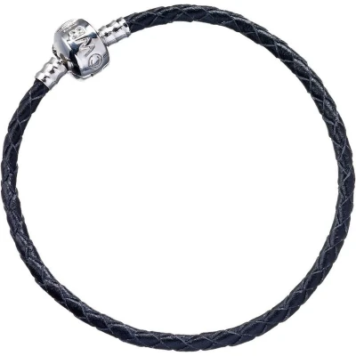 Afbeelding van Harry Potter Zwarte Lederen Bedelarmband 19cm