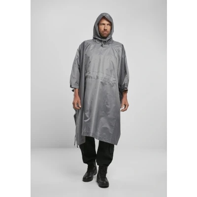 Afbeelding van Brandit Poncho Regenjas, Heren, Maat: One Size, Anthracite