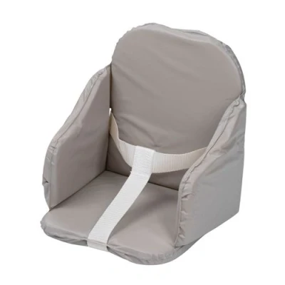 Image de Tinéo Coussin de chaise bébé à sangles gris