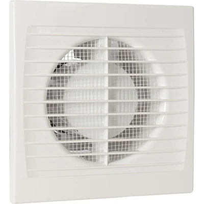 Afbeelding van Nedco Badkamer/Toiletventilator Ø100mm S100 kunststof wit