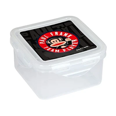 Afbeelding van Lunchbox Paul Frank Team player Polyurethaan Zwart (13 x 7.5 13 cm)
