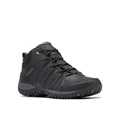 Afbeelding van Columbia Woodburn 2 Chukka waterdichte Omni Heat sneeuwlaarzen voor heren, Goudzwarte schacht.