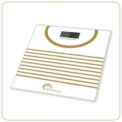 Image de Pese Personne Électronique Little Balance Mariniere Gold 180 Kg/100 G Design