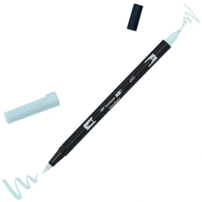 Afbeelding van Tombow ABT dubbele brushpen cyan 476