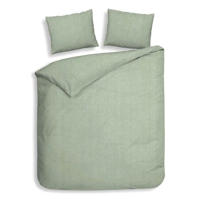Afbeelding van Heckettlane Spina Dekbedovertrek Lits jumeaux 240x200/220 cm Laurel Green