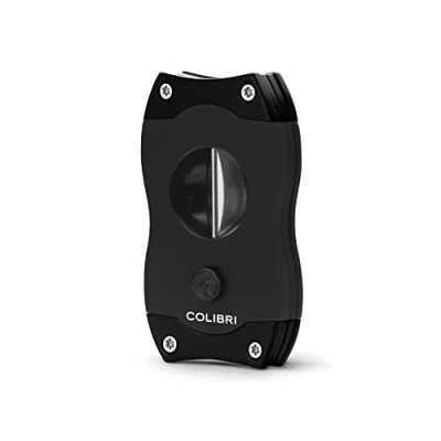 Afbeelding van Sigarenknipper Colibri V Cut zwart