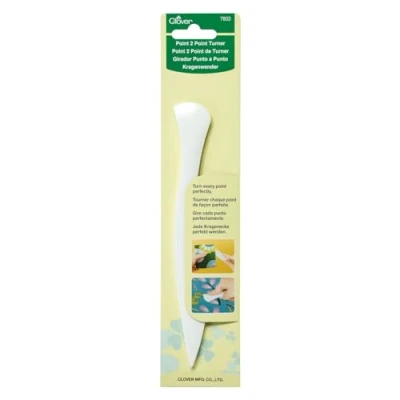 Afbeelding van Clover Spatel met 2 punten, staal, grijs, 21 x 11 3,2 cm